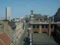 Roofstops and a street