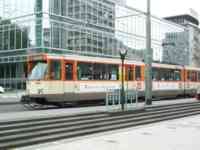 Orange streetcar