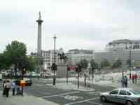 City square with monuments