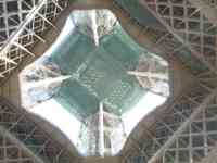 The Eiffel Tower from underneath