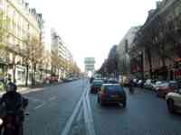 Arc de Triomphe seen from a distance