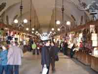 Corridor lined with merchant stalls