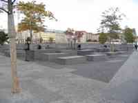 Thousands of stone slabs covering a city block