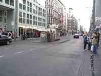 Military at booth in street