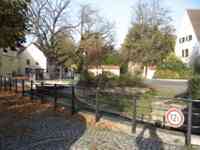 Pond in courtyard