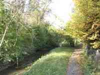 Path along stream