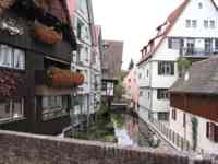 Houses and river in Fisherman's Quarter