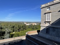 View from Royal Palace of Madrid