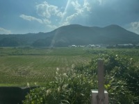 View from train from Iwami to Tottori