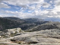 From the Preikestolen hike