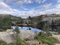 From the Preikestolen hike