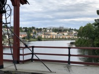 Looking south from Bakku Bru (Hill Bridge)