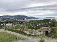 Looking out from Kristiansten Festning