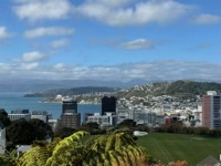 View from top end of cable car